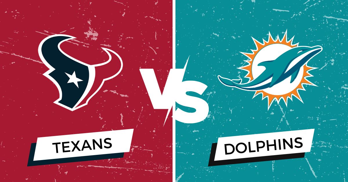 Texans at Dolphins Betting Pick and Preview, NFL Week 12