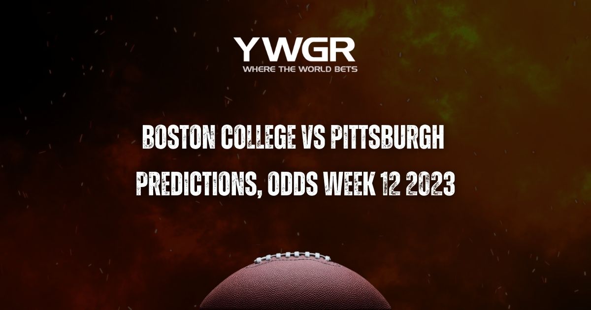 Boston College vs Pittsburgh Predictions, Odds Week 12 2023