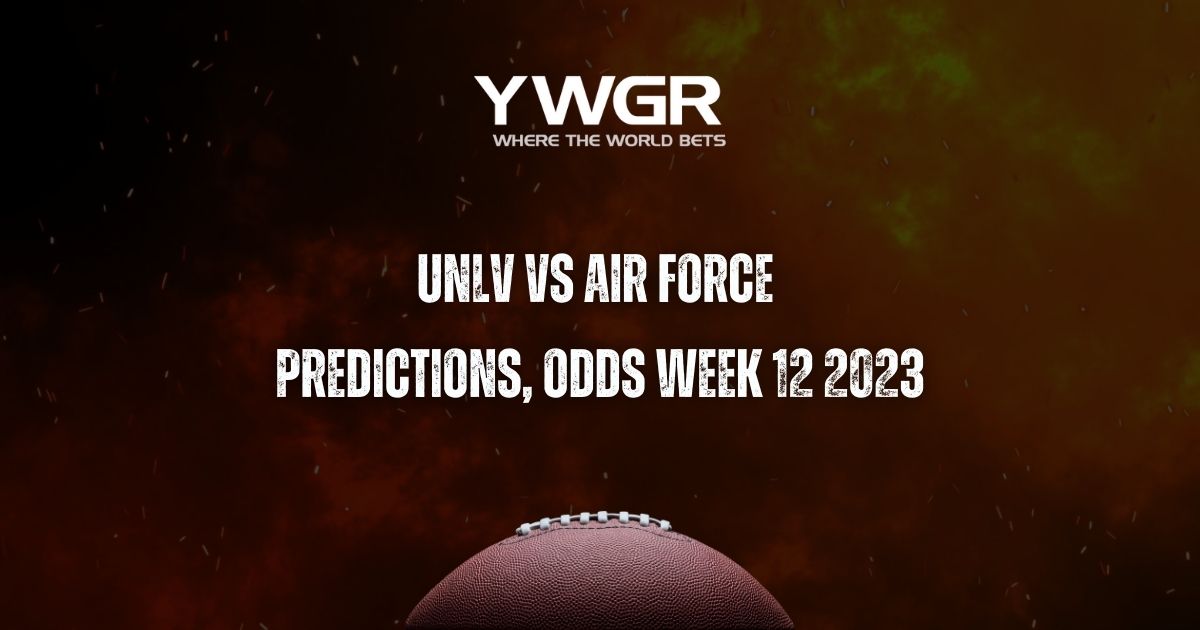 UNLV vs Air Force Predictions, Odds Week 12 2023
