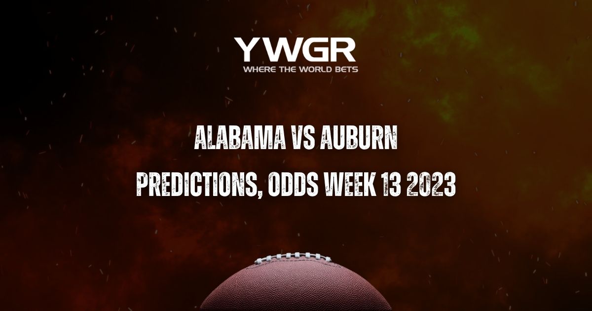 Alabama vs Auburn Predictions, Odds Week 13 2023