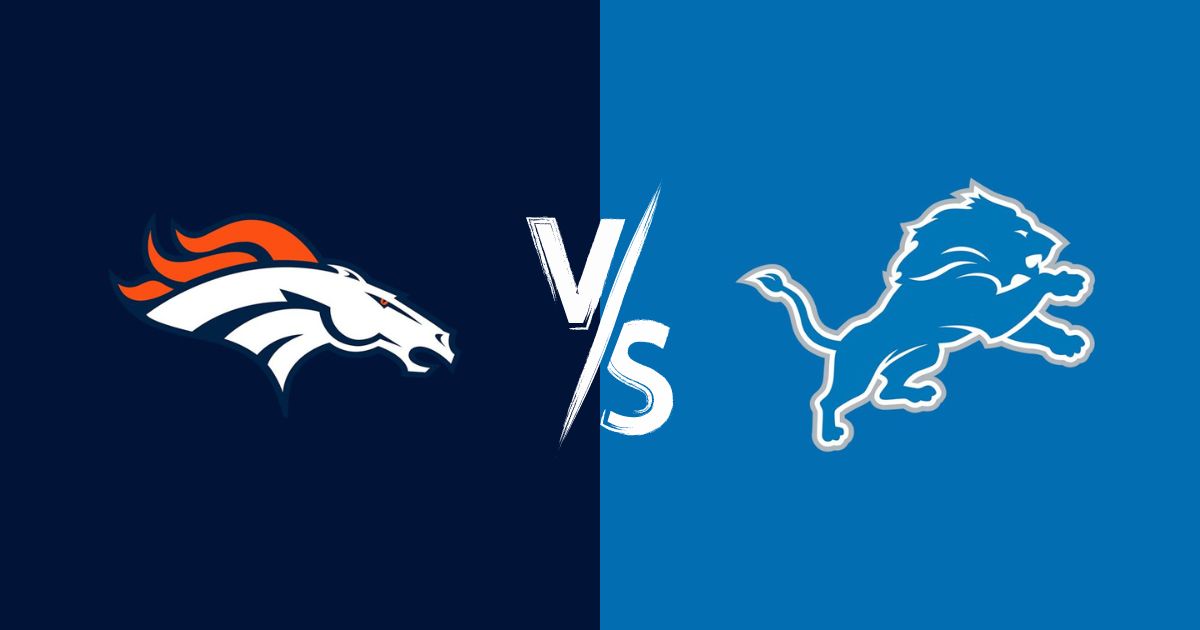 Broncos at Lions Week 15 Betting Odds and Predictions