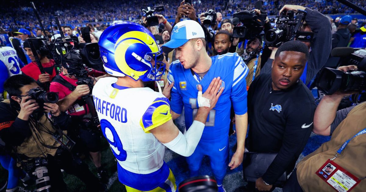 Lions Win First Playoff Game in 32 years, Led by Jared Goff