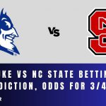 Duke vs NC State Betting Prediction, Odds for 3/4/24