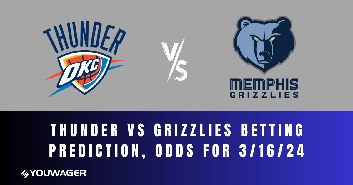 Thunder vs Grizzlies Betting Prediction, Odds for 3/16/24