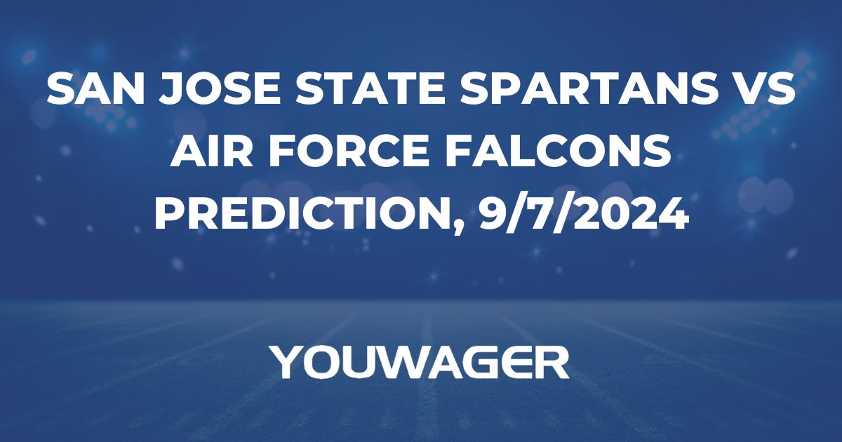 San Jose State Spartans vs Air Force Falcons Prediction, 9/7/2024 College Football Picks