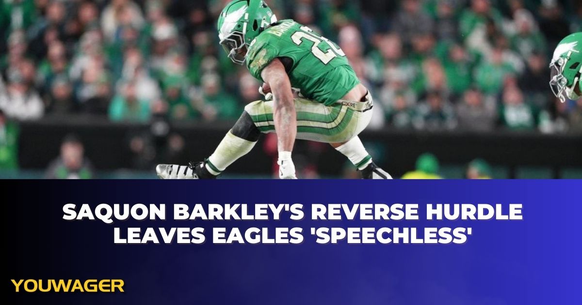 Saquon Barkley's Reverse Hurdle Leaves Eagles 'Speechless'