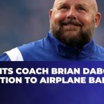 Giants Coach Brian Daboll Reaction to Airplane Banner