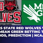 Arkansas State Red Wolves vs North Texas Mean Green Betting Trends, Odds, Prediction | NCAAB