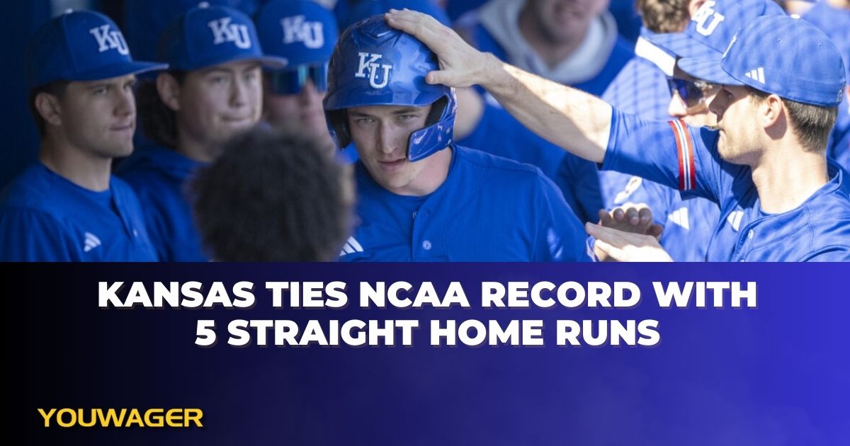 Kansas Ties NCAA Record with 5 Straight Home Runs