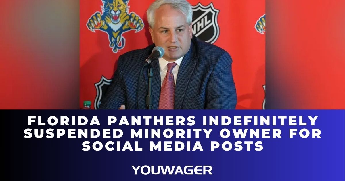 Florida Panthers indefinitely suspended minority owner for social media posts