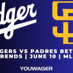 Dodgers vs Padres Betting Trends| June 10 | MLB