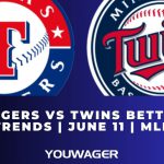 Rangers vs Twins Betting Trends | June 11 | MLB