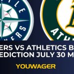 Mariners vs Athletics Betting Prediction July 30 MLB
