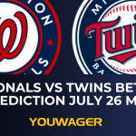 Nationals vs Twins Betting Prediction July 26 MLB