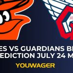 Orioles vs Guardians Betting Predictions July 24 MLB