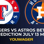 Rangers vs Astros Betting Prediction July 13 MLB