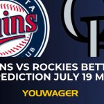Twins vs Rockies Betting Trends July 19 MLB