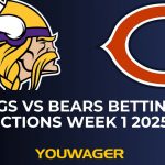 Vikings vs Bears Betting NFL Predictions Week 1 2025 MNF