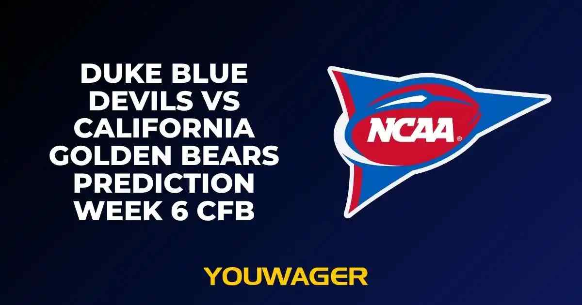 Duke Blue Devils vs California Golden Bears Prediction Week 6 CFB