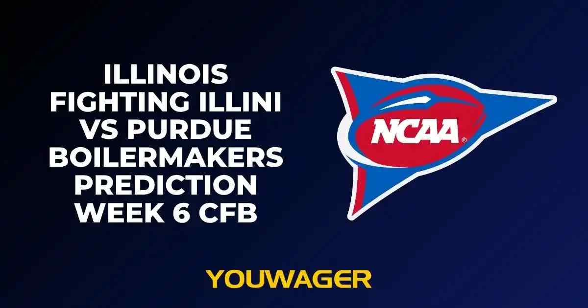 Illinois Fighting Illini vs Purdue Boilermakers Prediction Week 6 CFB