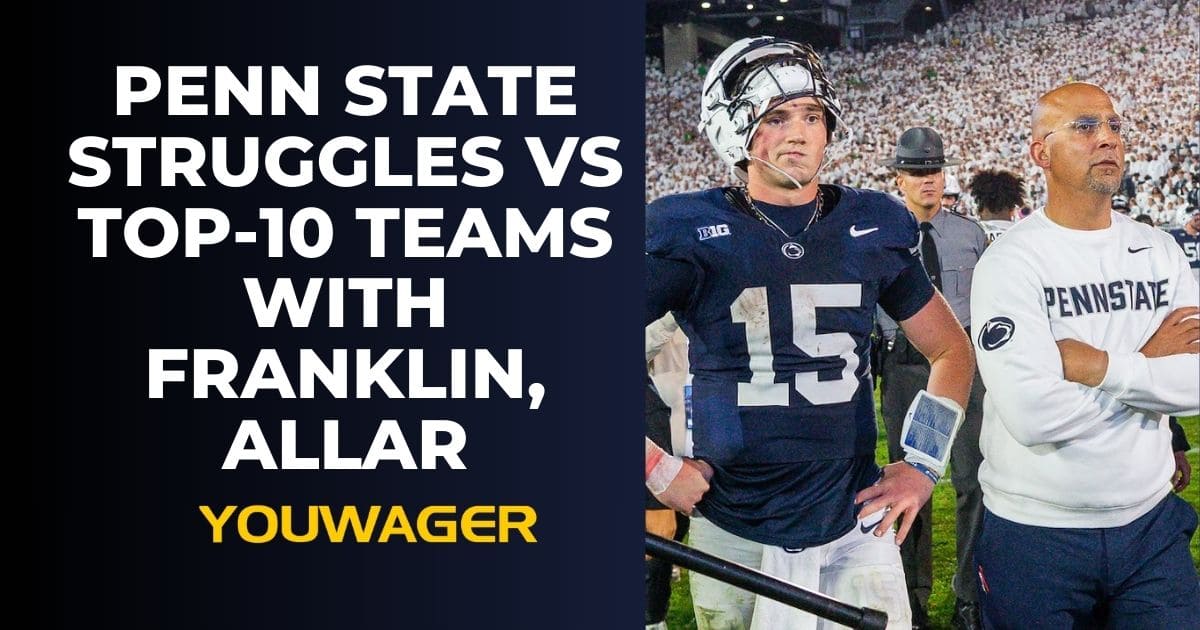 Penn State Struggles vs Top-10 With Franklin, Allar