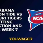 Alabama Crimson Tide vs Missouri Tigers Betting Prediction and Pick, Week 7