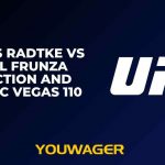Charles Radtke vs Daniel Frunza Prediction and Pick, UFC Vegas 110