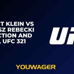 Ludovit Klein vs Mateusz Rebecki Prediction and Pick, UFC 321