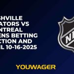 Nashville Predators vs Montreal Canadiens Betting Prediction and Pick, NHL 10-16-2025