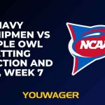 Navy Midshipmen vs Temple Owls Betting Prediction and Pick, Week 7