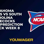 Oklahoma Sooners vs South Carolina Gamecocks Betting Prediction and Pick Week 8