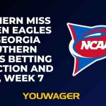Southern Miss Golden Eagles vs Georgia Southern Eagles Betting Prediction and Pick, Week 7