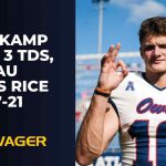Veltkamp adds 3 TDS, FAU beats Rice 27-21