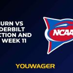 Auburn vs Vanderbilt Prediction and Pick, Week 11