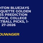 Creighton Bluejays vs Marquette Golden Eagles Prediction and Pick, College Basketball Picks, 1-27-2026