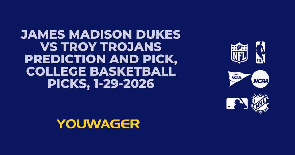 James Madison Dukes vs Troy Trojans Prediction and Pick, College Basketball Picks, 1-29-2026