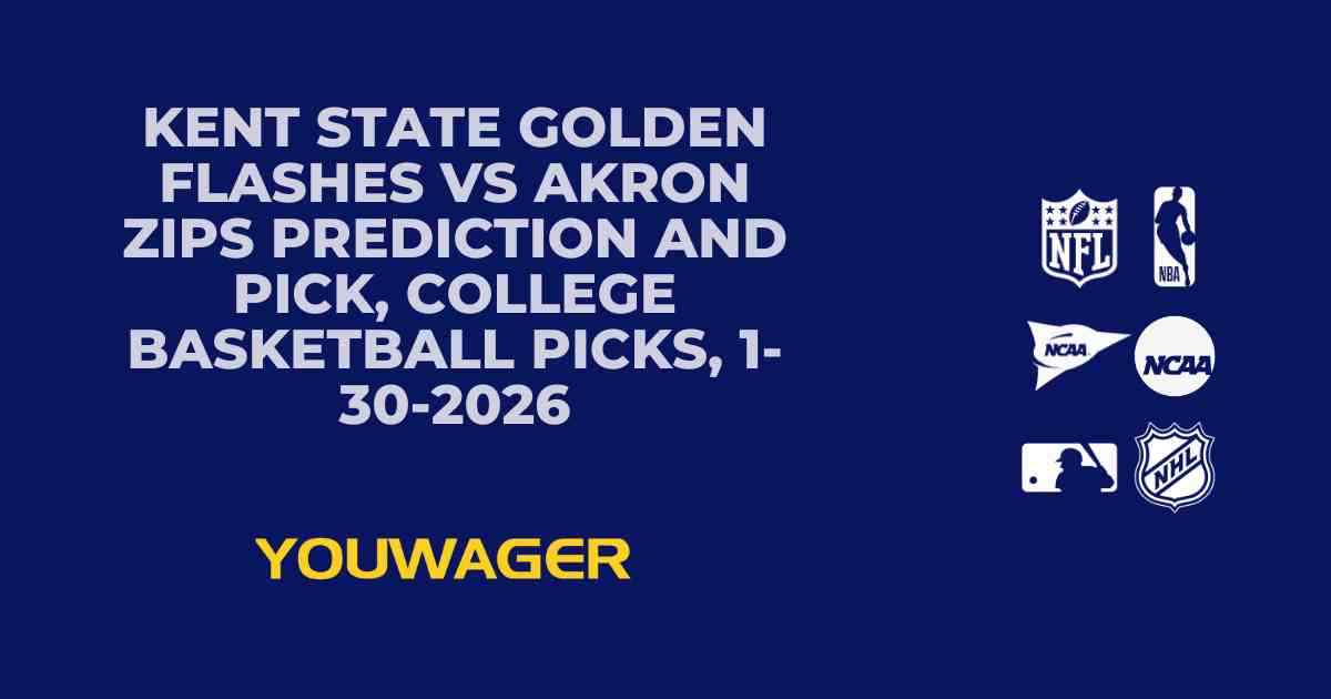 Kent State Golden Flashes vs Akron Zips Prediction and Pick, College Basketball Picks, 1-30-2026