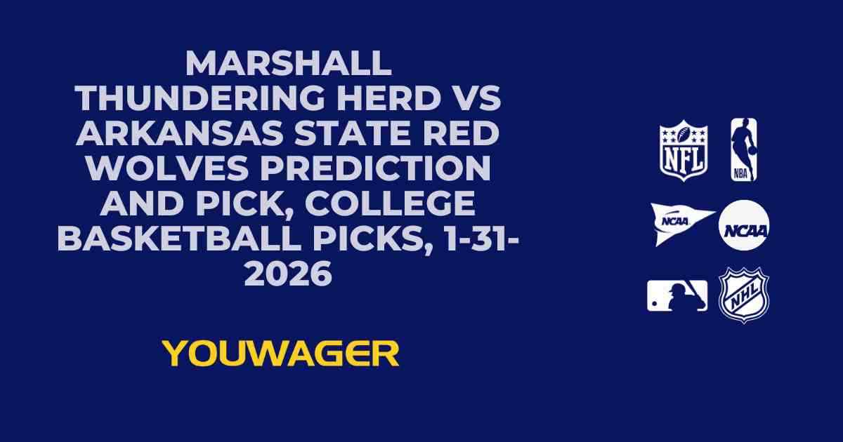 Marshall Thundering Herd vs Arkansas State Red Wolves Prediction and Pick, College Basketball Picks, 1-31-2026