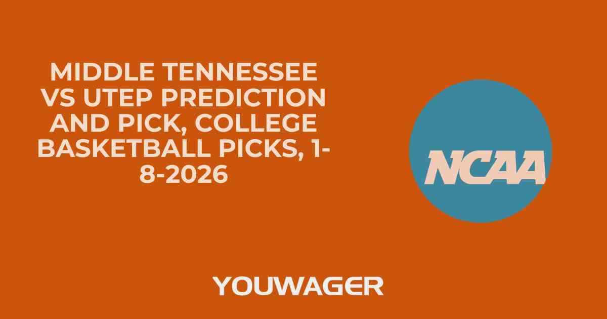 Middle Tennessee vs UTEP Prediction and Pick, College Basketball Picks, 1-8-2026