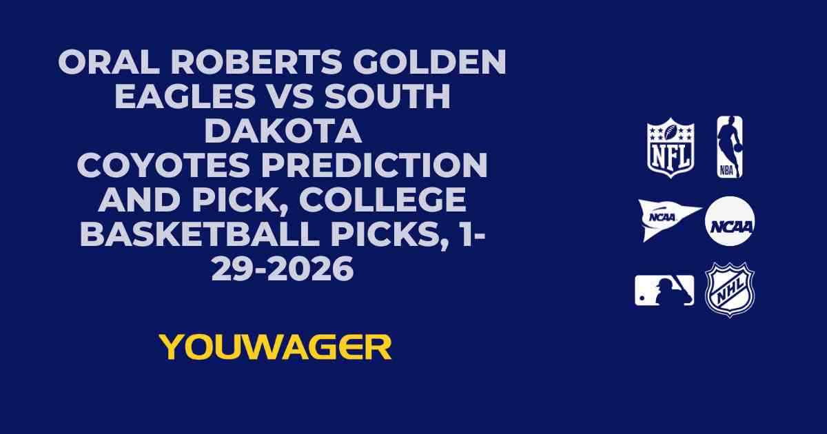 Oral Roberts Golden Eagles vs South Dakota Coyotes Prediction and Pick, College Basketball Picks, 1-29-2026