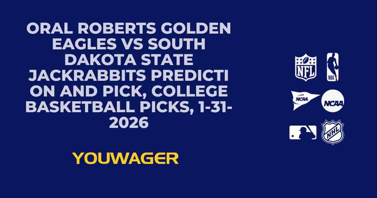 Oral Roberts Golden Eagles vs South Dakota State Jackrabbits Prediction and Pick, College Basketball Picks, 1-31-2026