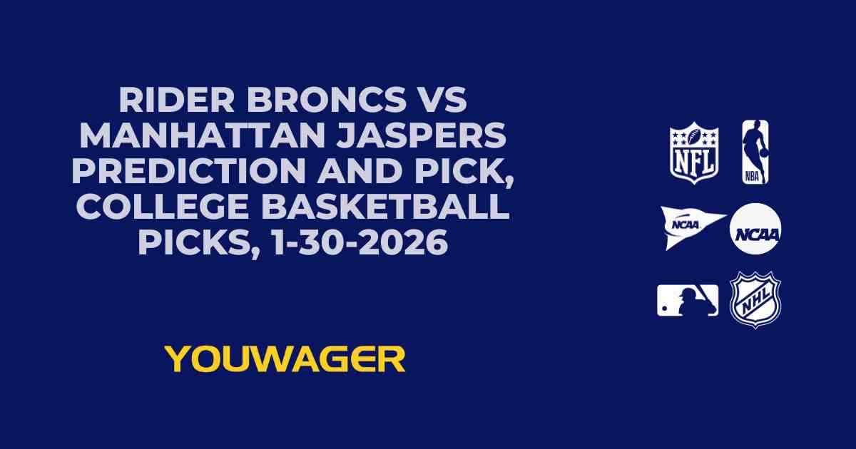 Rider Broncs vs Manhattan Jaspers Prediction and Pick, College Basketball Picks, 1-30-2026