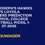 Saint Joseph's Hawks vs Loyola Ramblers Prediction and Pick, College Basketball Picks, 1-27-2026