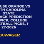 Syracuse Orange vs North Carolina State Wolfpack Prediction and Pick, College Basketball Picks, 1-27-2026