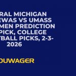 Central Michigan Chippewas vs UMass Minutemen Prediction and Pick, College Basketball Picks, 2-3-2026