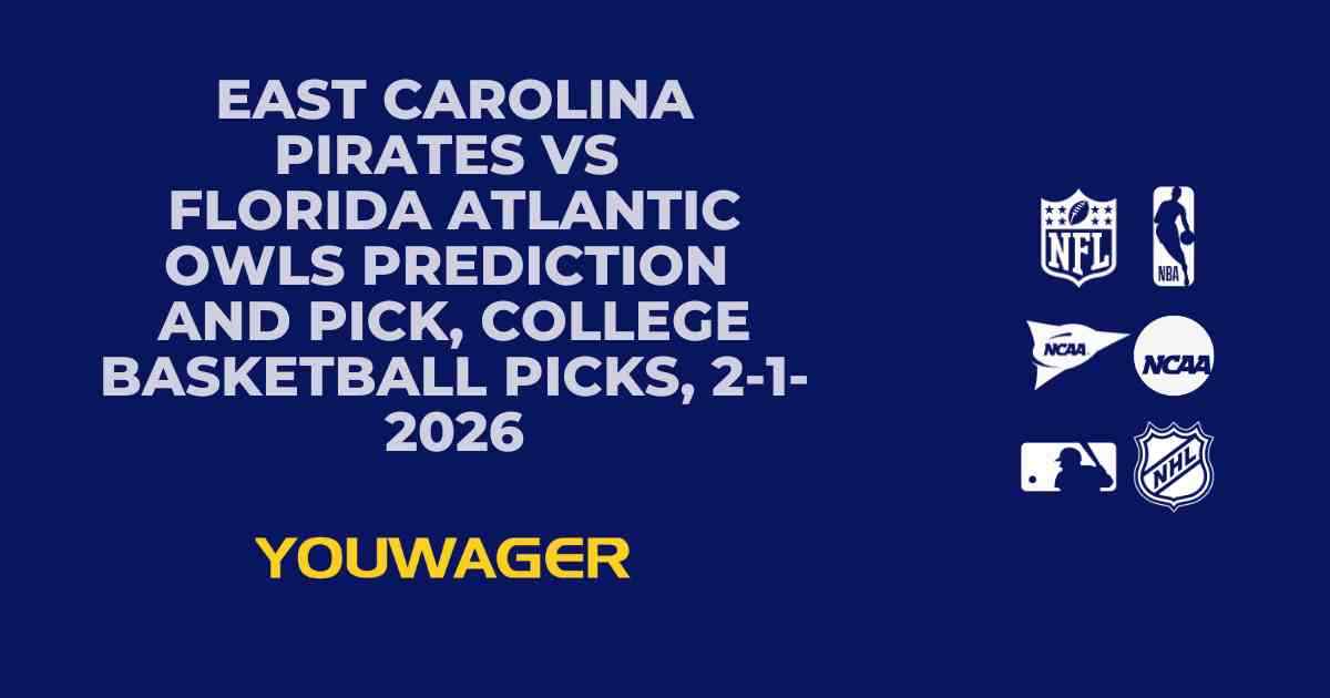 East Carolina Pirates vs Florida Atlantic Owls Prediction and Pick, College Basketball Picks, 2-1-2026