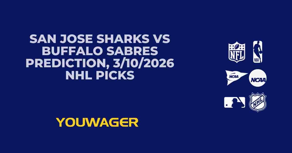 San Jose Sharks vs Buffalo Sabres Prediction, 3/10/2026 NHL Picks