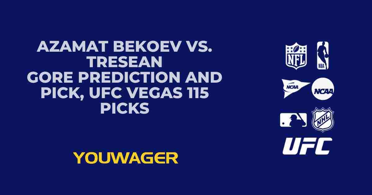 Azamat Bekoev vs. Tresean Gore Prediction and Pick, UFC Vegas 115 Picks