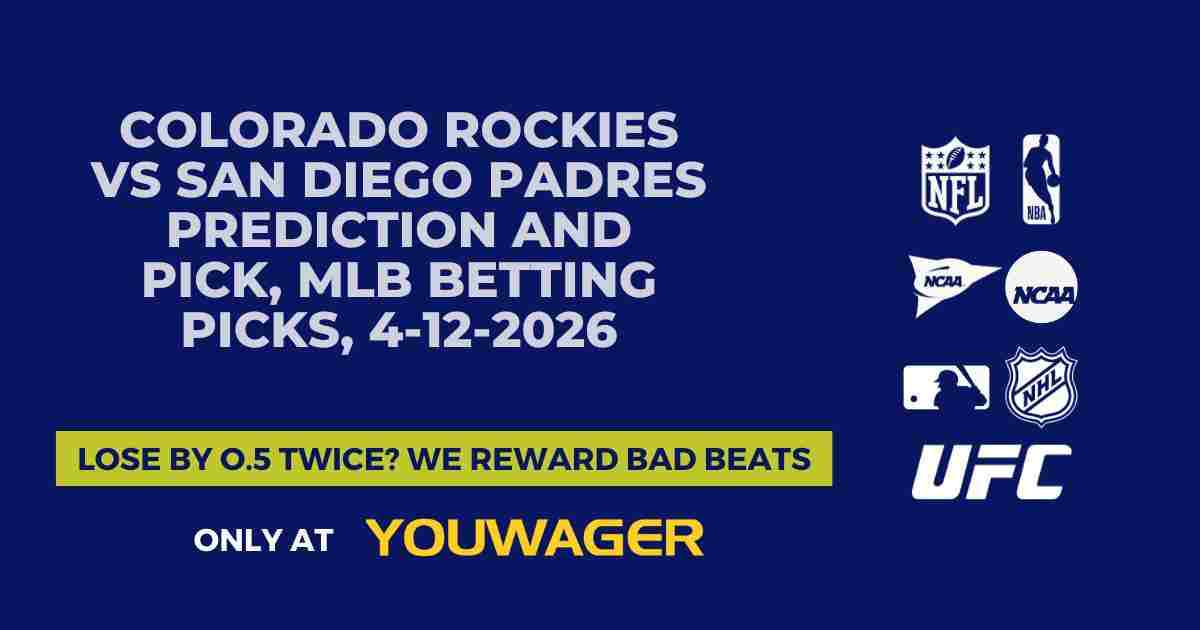 Colorado Rockies vs San Diego Padres Prediction and Pick, MLB Betting Picks, 4-12-2026