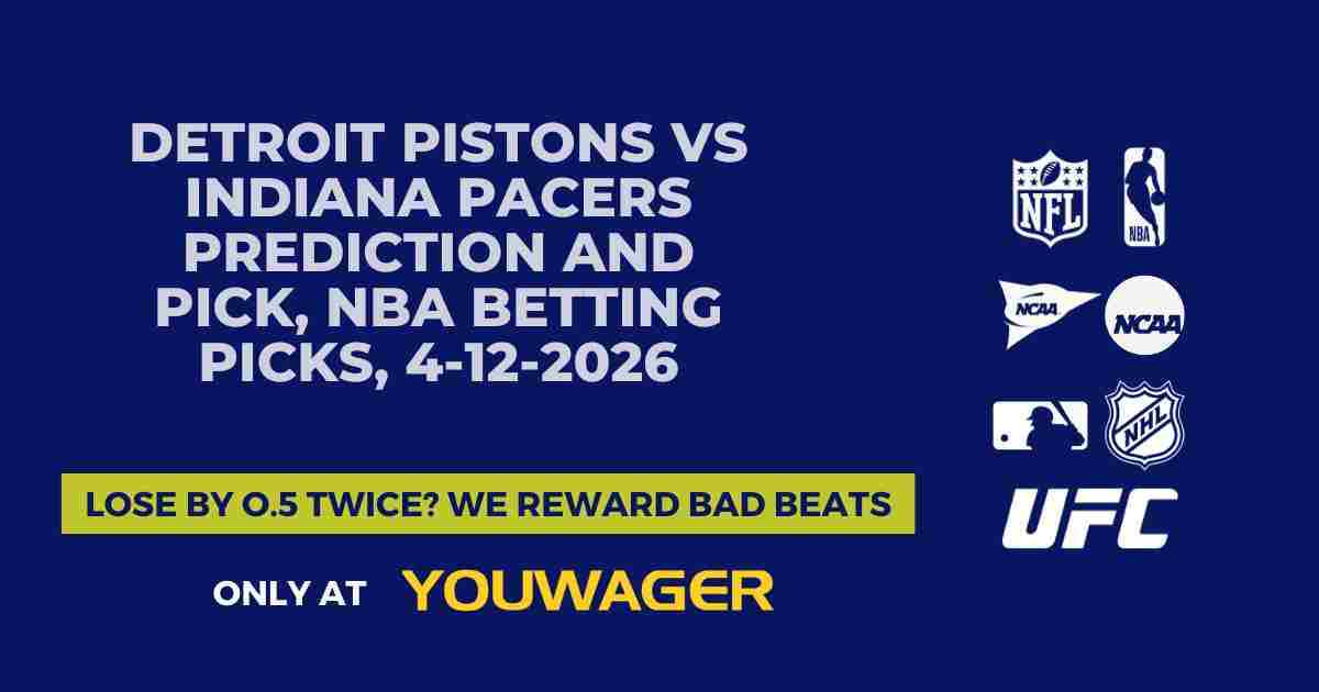 Detroit Pistons vs Indiana Pacers Prediction and Pick, NBA Betting Picks, 4-12-2026